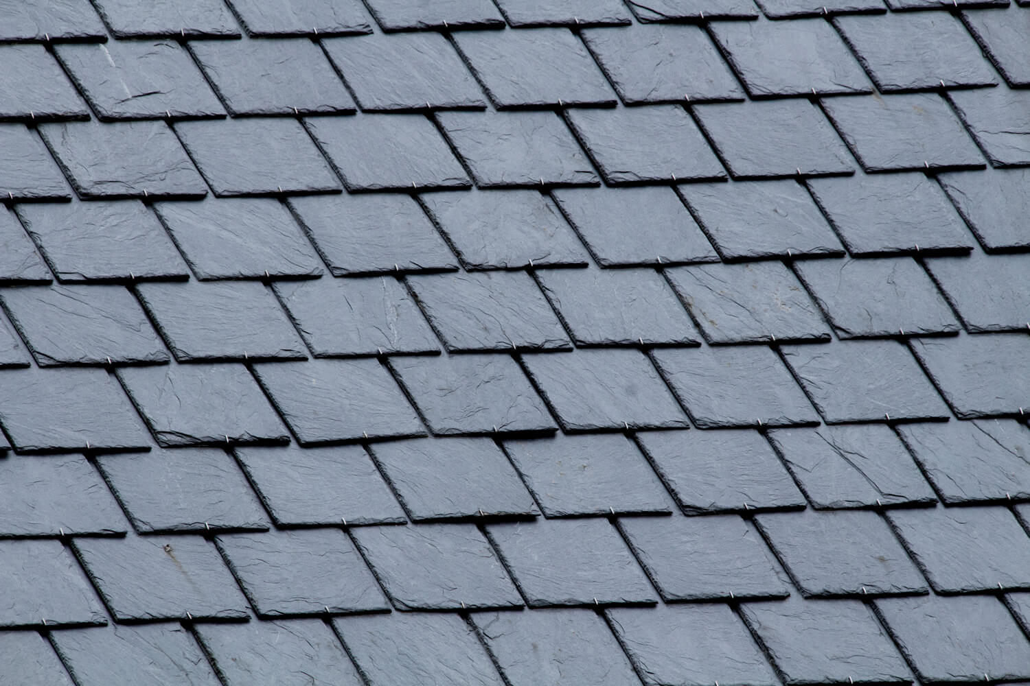 Natural slate roof tiles
